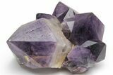 Deep Purple Amethyst Crystal Cluster With Large Crystals #223276-1